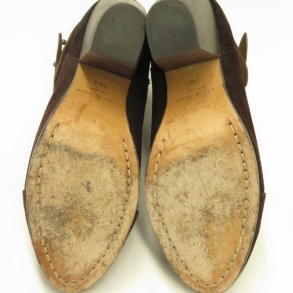 Rag & Bone Harrow Ankle Boot Dark Burgundy Brown - Picture 7 of 8